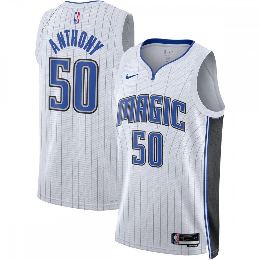 Cole Anthony Orlando Magic Unisex 2022/23 Swingman Jersey - Association Edition - White-Pro Kit Vault | Brand New 26/27 Sports Jerseys